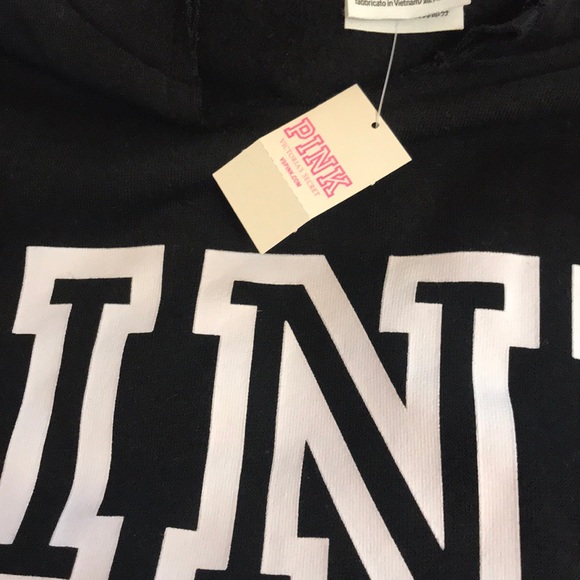 💸SOLD💸 PINK Campus Lounge Split Neck Sweatshirt - Picture 3 of 3